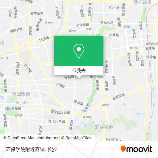 环保学院附近商铺地图