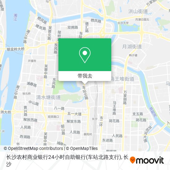 长沙农村商业银行24小时自助银行(车站北路支行)地图