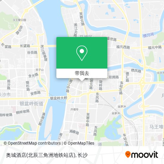 奥城酒店(北辰三角洲地铁站店)地图