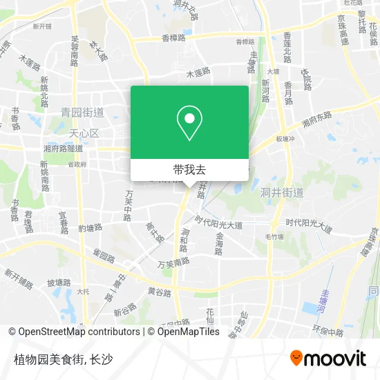 植物园美食街地图