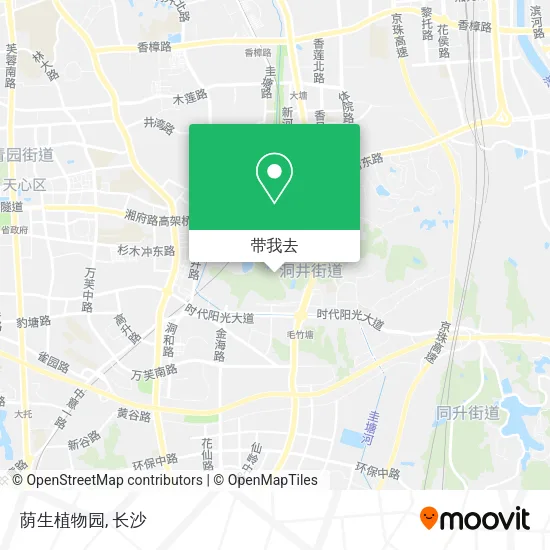 荫生植物园地图