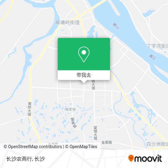 长沙农商行地图