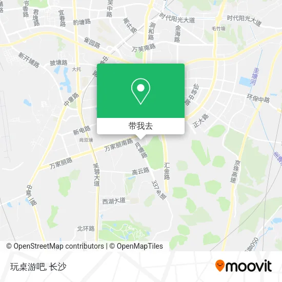 玩桌游吧地图