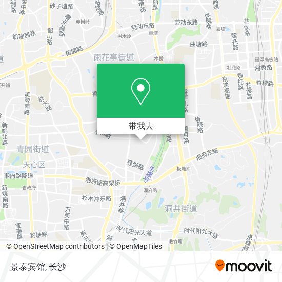 景泰宾馆地图