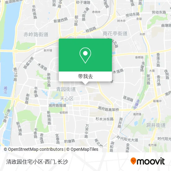 清政园住宅小区-西门地图