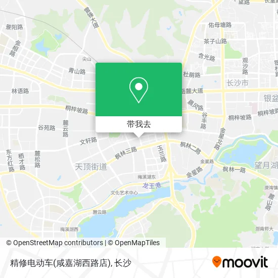 精修电动车(咸嘉湖西路店)地图