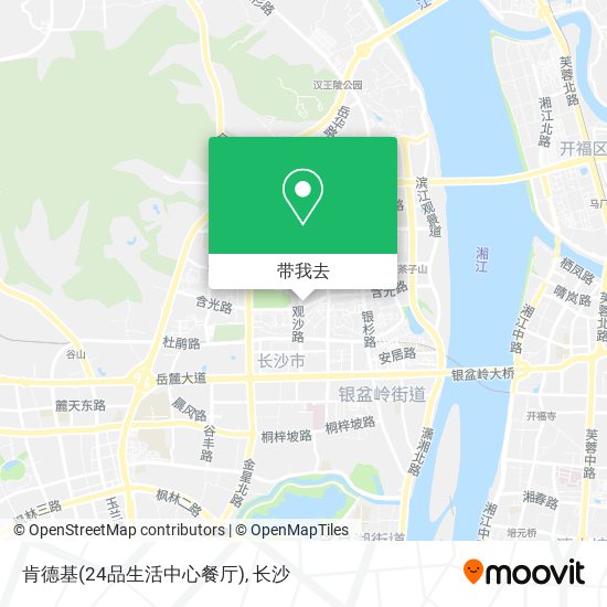 肯德基(24品生活中心餐厅)地图