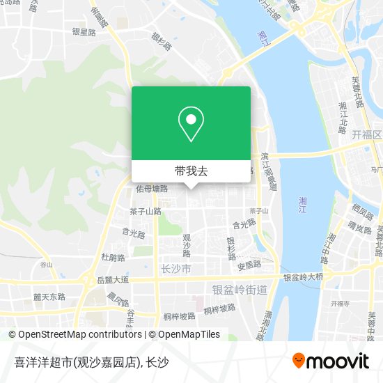 喜洋洋超市(观沙嘉园店)地图