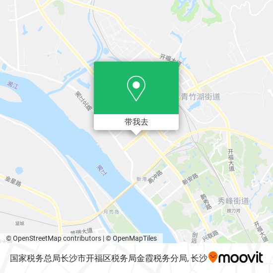 国家税务总局长沙市开福区税务局金霞税务分局地图
