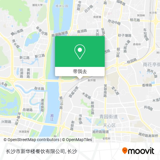 长沙市新华楼餐饮有限公司地图