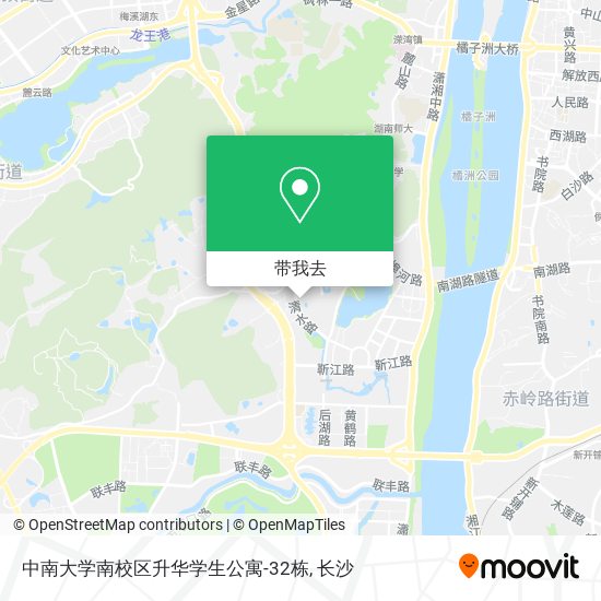 中南大学南校区升华学生公寓-32栋地图