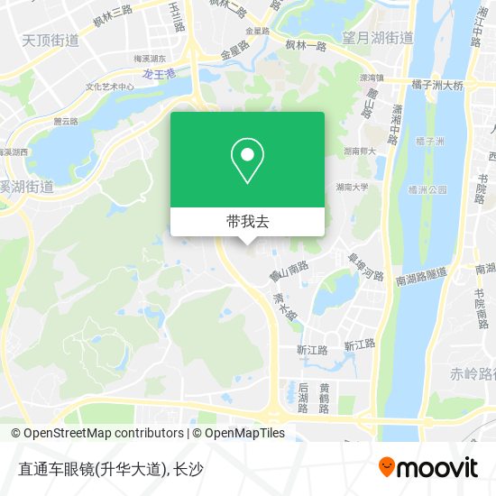 直通车眼镜(升华大道)地图