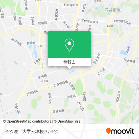 长沙理工大学云塘校区地图