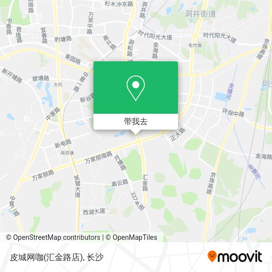 皮城网咖(汇金路店)地图