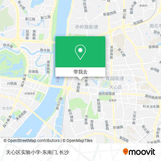 天心区实验小学-东南门地图
