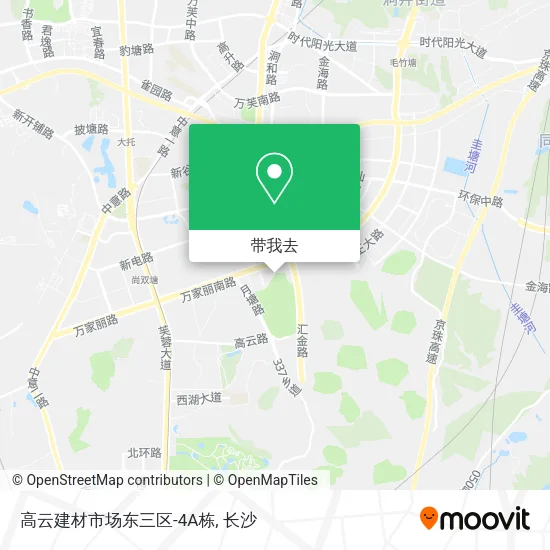 高云建材市场东三区-4A栋地图