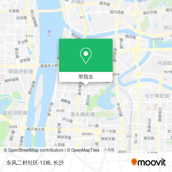 东风二村社区-12栋地图