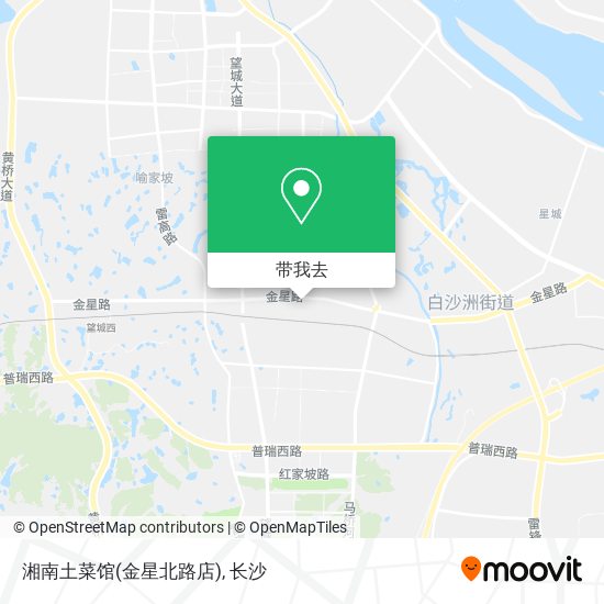 湘南土菜馆(金星北路店)地图