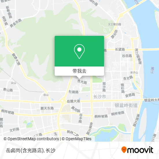 岳卤尚(含光路店)地图