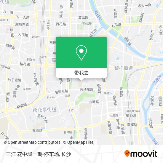 三江·花中城一期-停车场地图