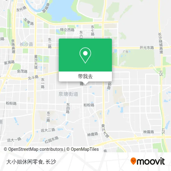 大小姐休闲零食地图