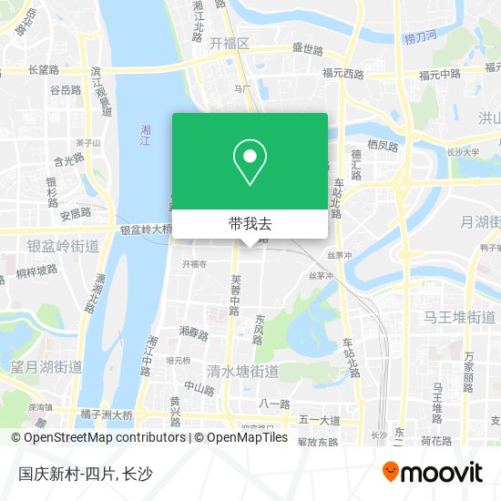 国庆新村-四片地图