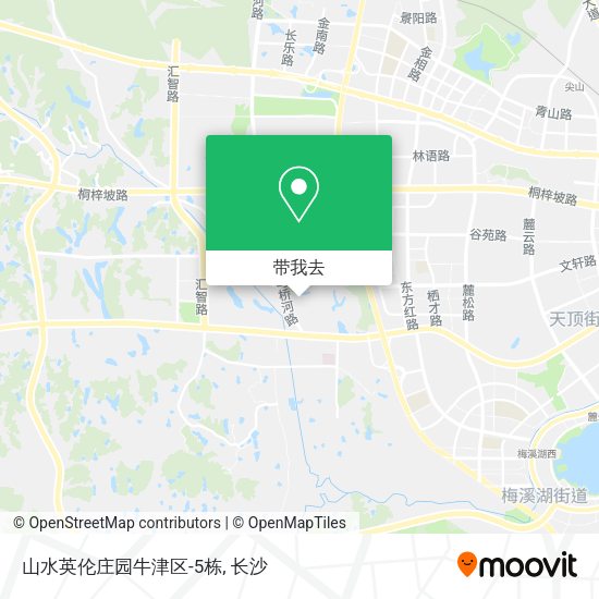 山水英伦庄园牛津区-5栋地图