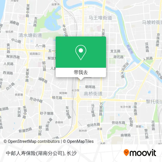 中邮人寿保险(湖南分公司)地图