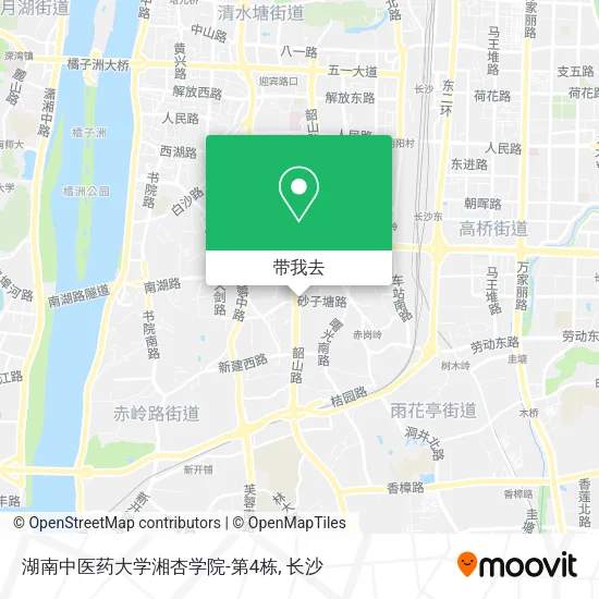 湖南中医药大学湘杏学院-第4栋地图