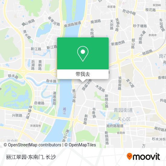 丽江翠园-东南门地图