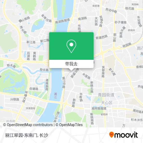 丽江翠园-东南门地图