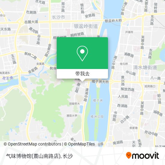 气味博物馆(麓山南路店)地图