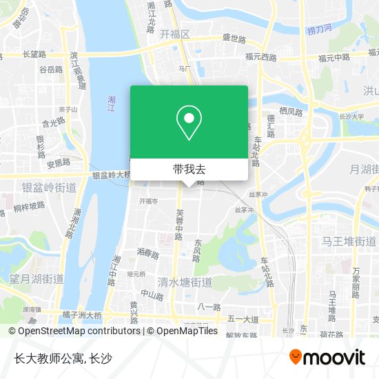 长大教师公寓地图