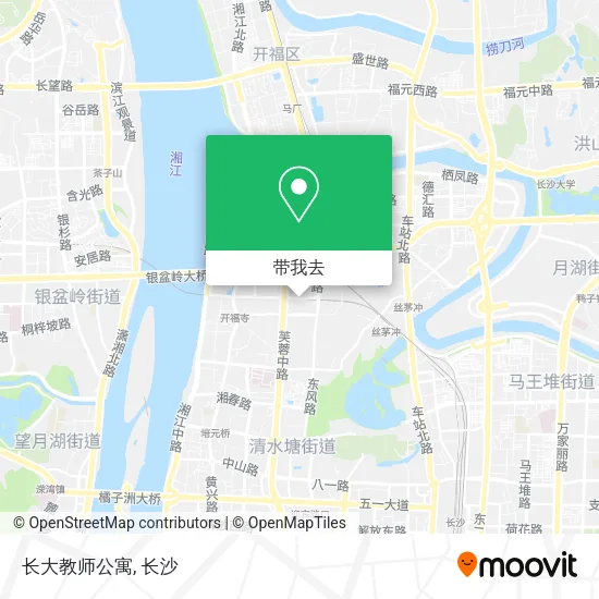 长大教师公寓地图