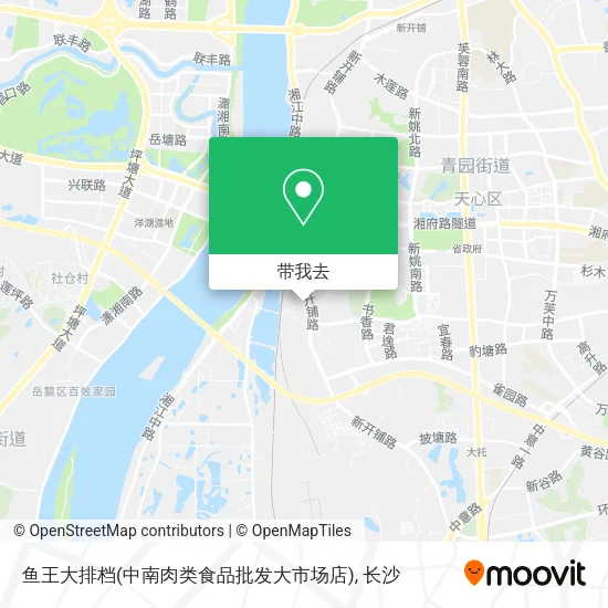 鱼王大排档(中南肉类食品批发大市场店)地图