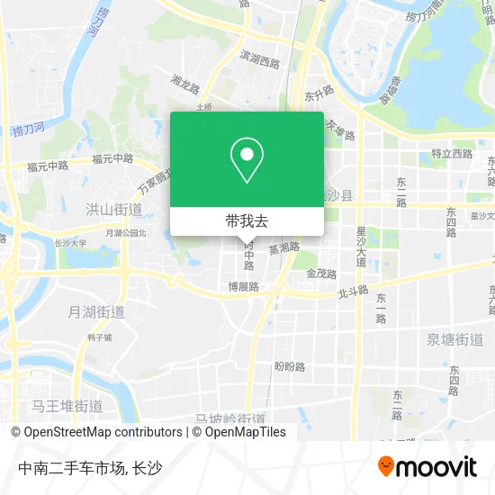 中南二手车市场地图
