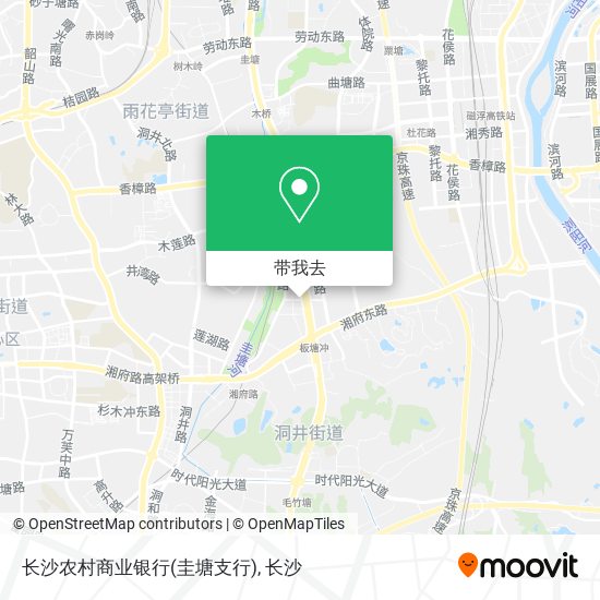 长沙农村商业银行(圭塘支行)地图