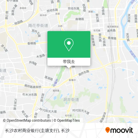 长沙农村商业银行(圭塘支行)地图