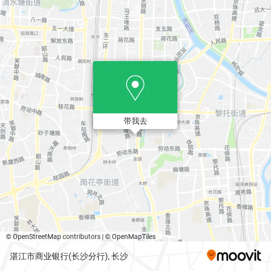 湛江市商业银行(长沙分行)地图