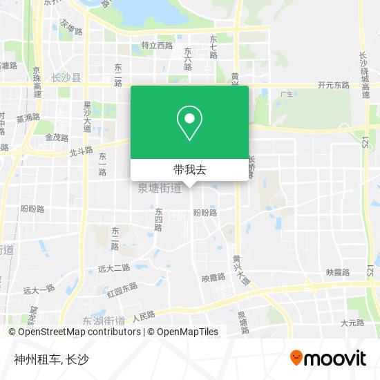 神州租车地图