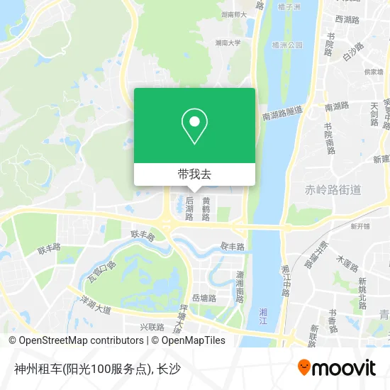 神州租车(阳光100服务点)地图