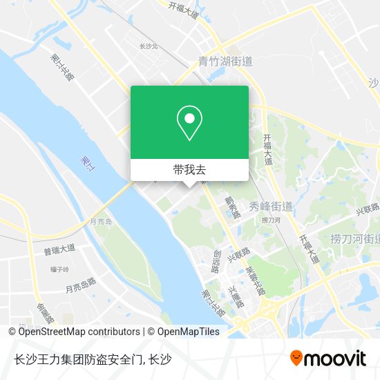 长沙王力集团防盗安全门地图