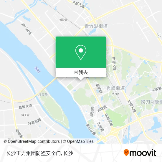 长沙王力集团防盗安全门地图