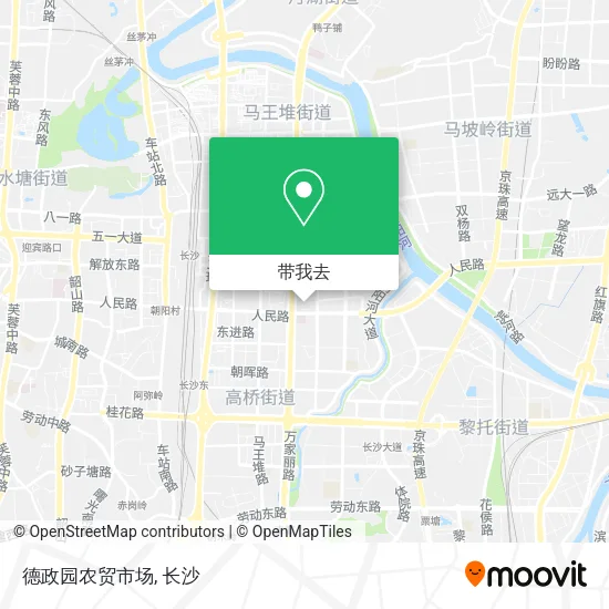 德政园农贸市场地图