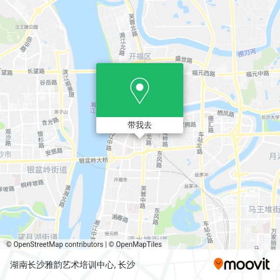 湖南长沙雅韵艺术培训中心地图