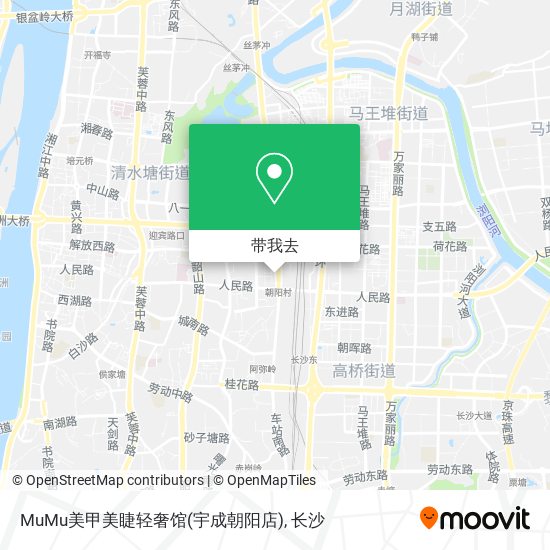 MuMu美甲美睫轻奢馆(宇成朝阳店)地图