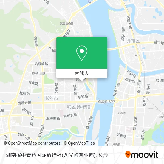 湖南省中青旅国际旅行社(含光路营业部)地图