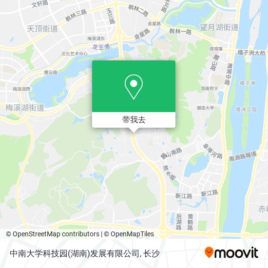 中南大学科技园(湖南)发展有限公司地图