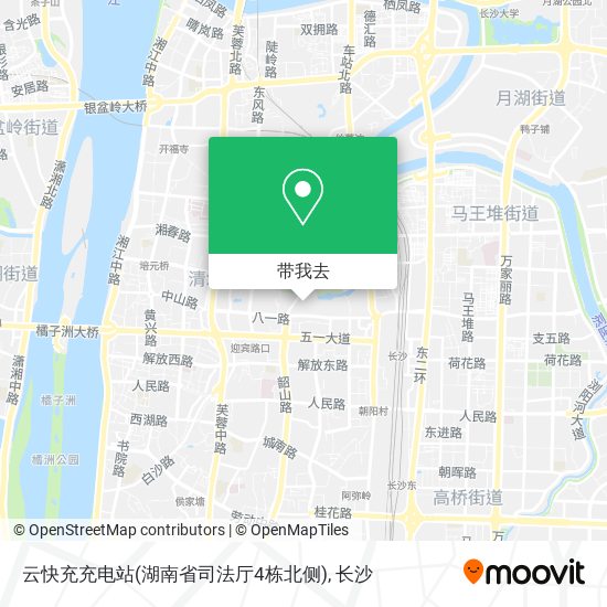 云快充充电站(湖南省司法厅4栋北侧)地图