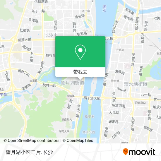 望月湖小区二片地图